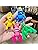 CosGhost Rainbow Friends Doll, Keychain, Silica Gel, Key Chain, Pendant, Bag Decoration, Lightweight, Stylish, Cute, Strap, Shedding Prevention, Lost Prevention, Easy Installation, Collection,