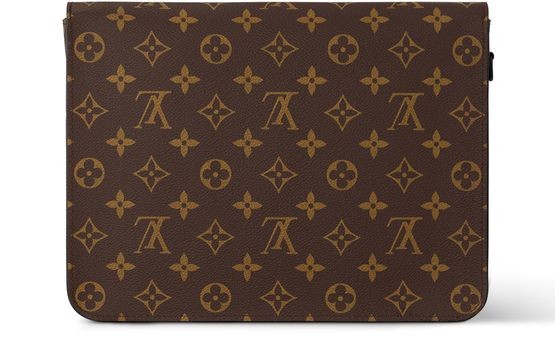 LOUIS VUITTON S Lock A4 Pouch - Image 3