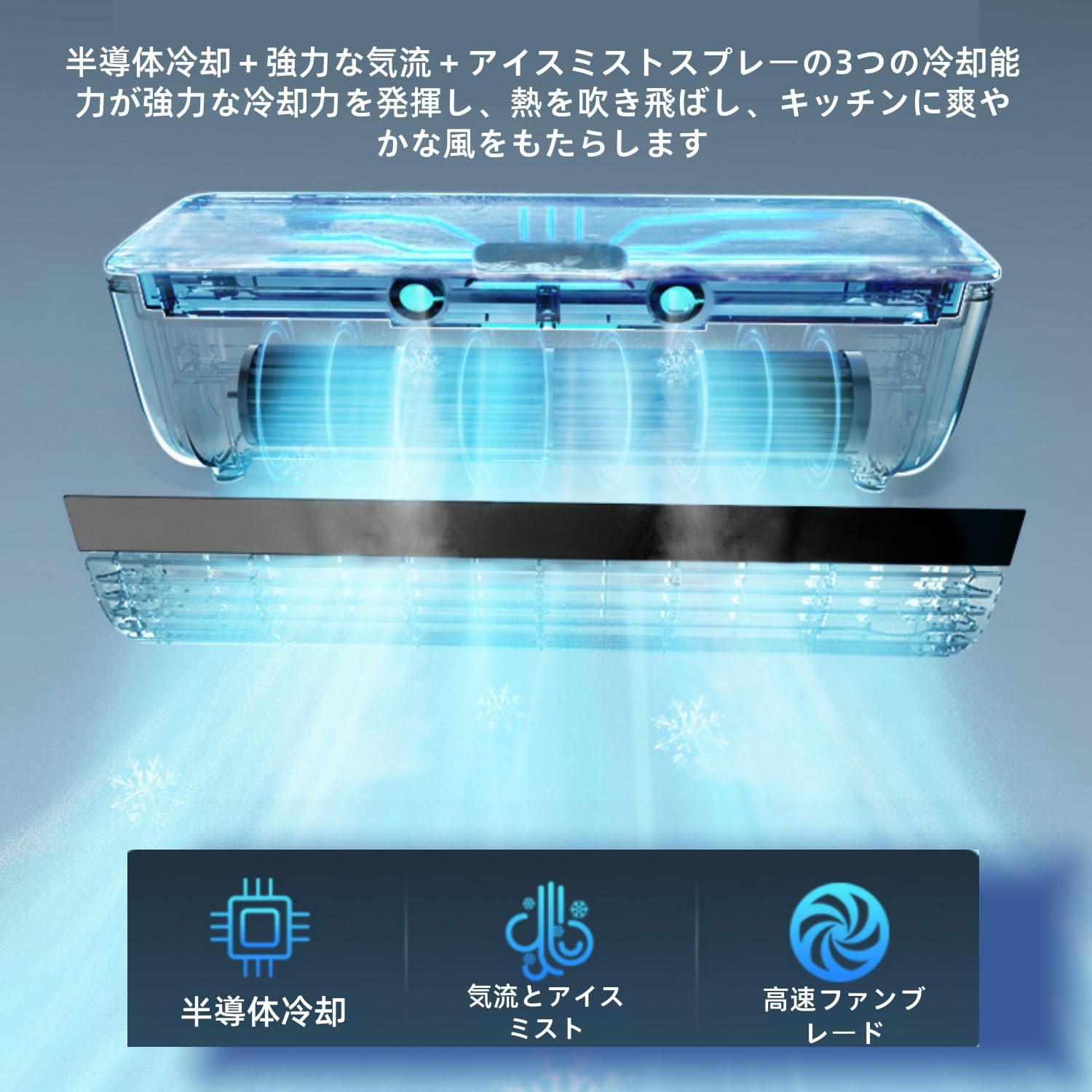 Mobile Air Conditioner, Cooling Fan, No Construction Required, Wall-Mounted Mini Air Conditioner, Mobile Air Conditioner, Compact, Easy Operation, Rapid Cooling in 30 Seconds, Waterproof