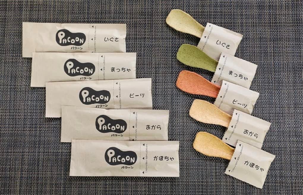 PACOON Pacoon Pumpkins, Okara, Beets, Grasses, Matcha, 4 Packs of Each, 5 Types, 20 Mixes, Room Temperature, Edible Spoon
