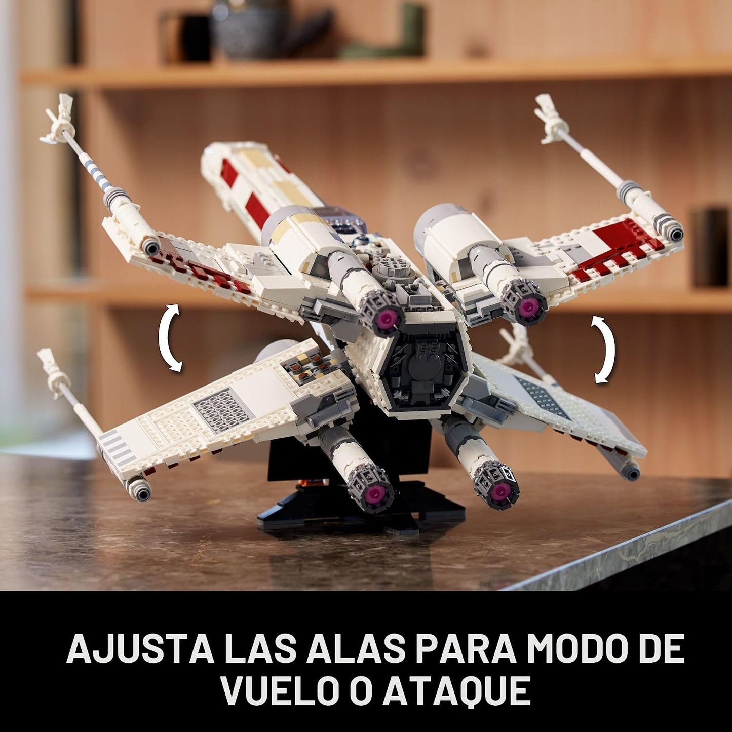 LEGO Star Wars Ultimate Collector Series X-Wing Starfighter Juego de construcción para adultos, Star Wars coleccionable para construir y exhibir con minifigura de Luke Skywalker, divertida idea de