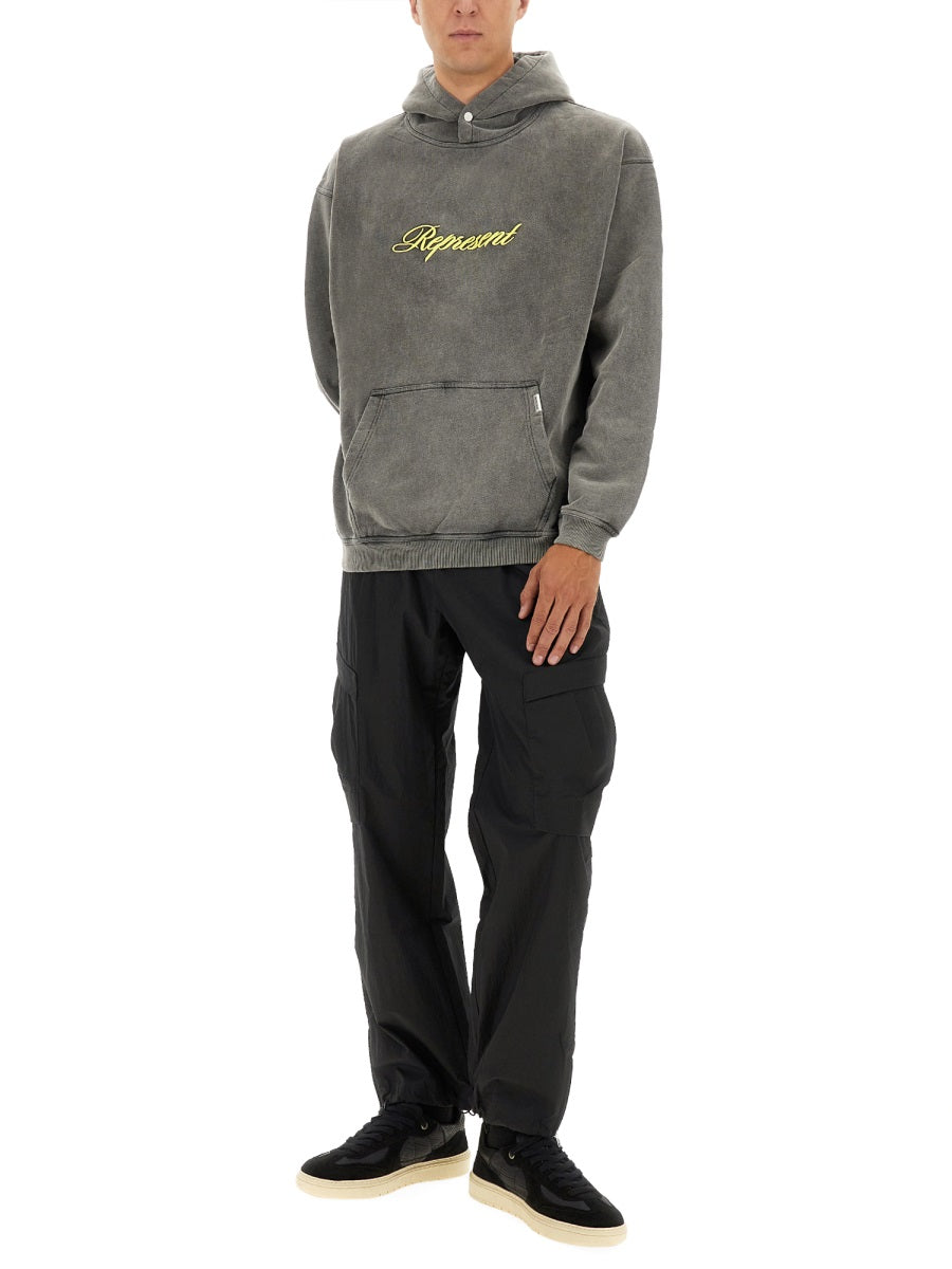 Represent スクリプトロゴスウェットシャツを表します - Image 3