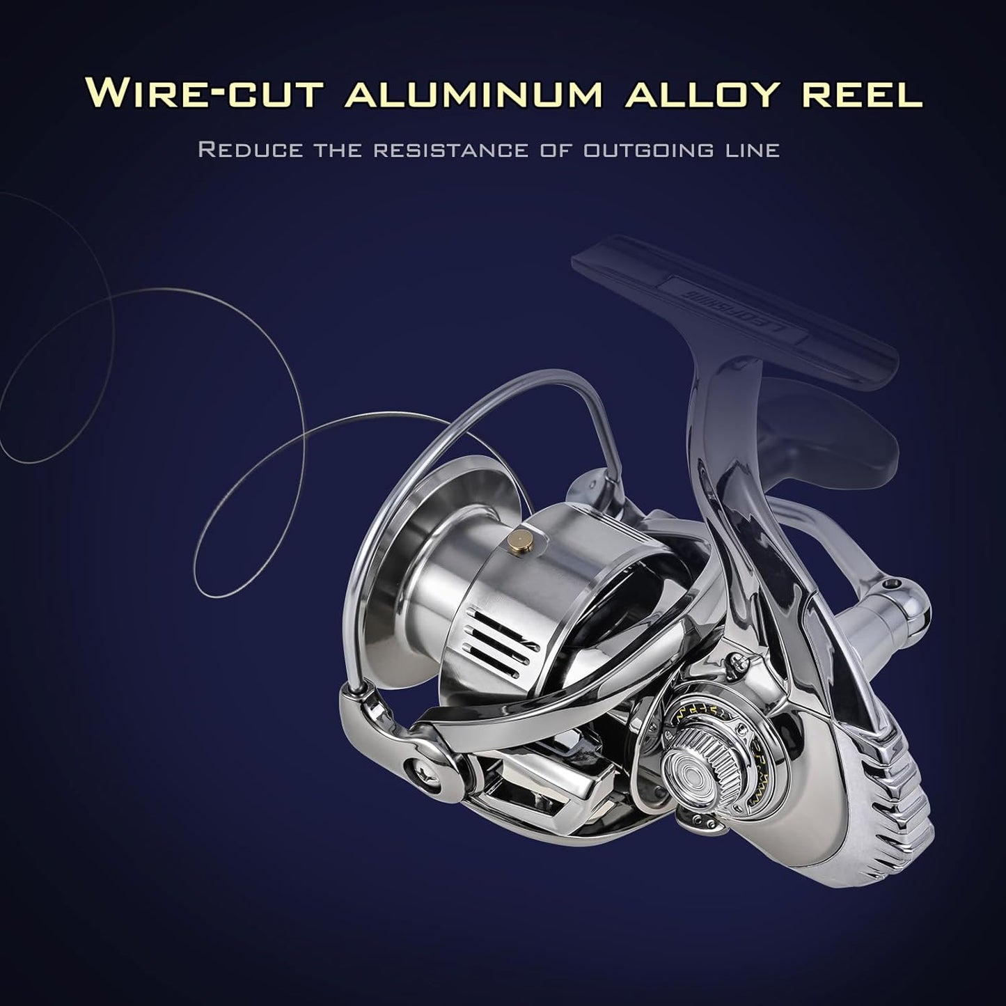 Spinning Reel,13+1 Bearing Fishing Reel Smooth and Powerful Spinning Reel for Saltwater Freshwater