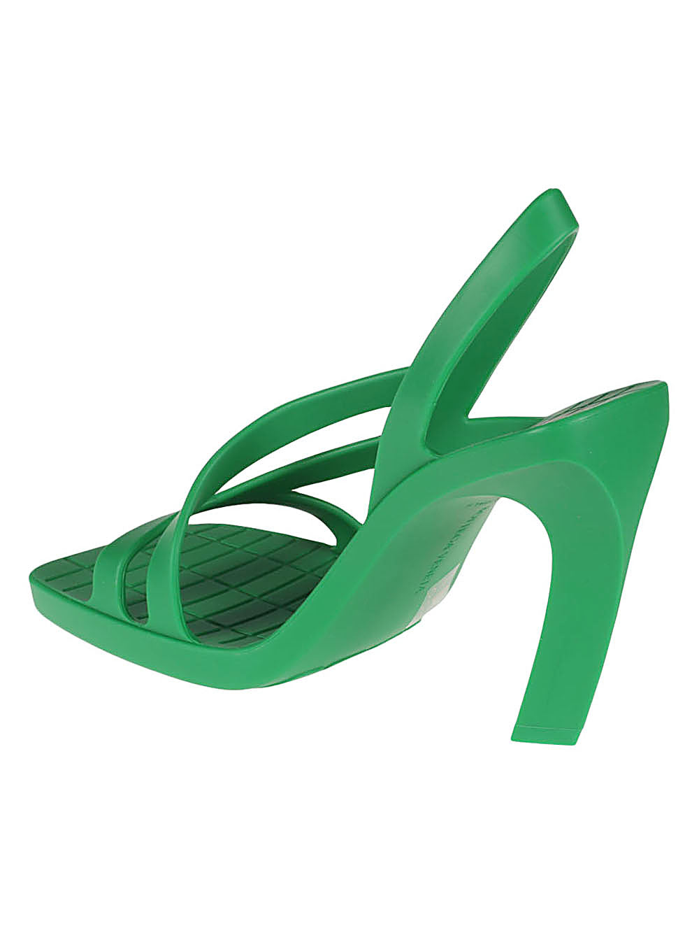 Bottega Veneta Jimbo Rubber Slingback Sandals - Image 3