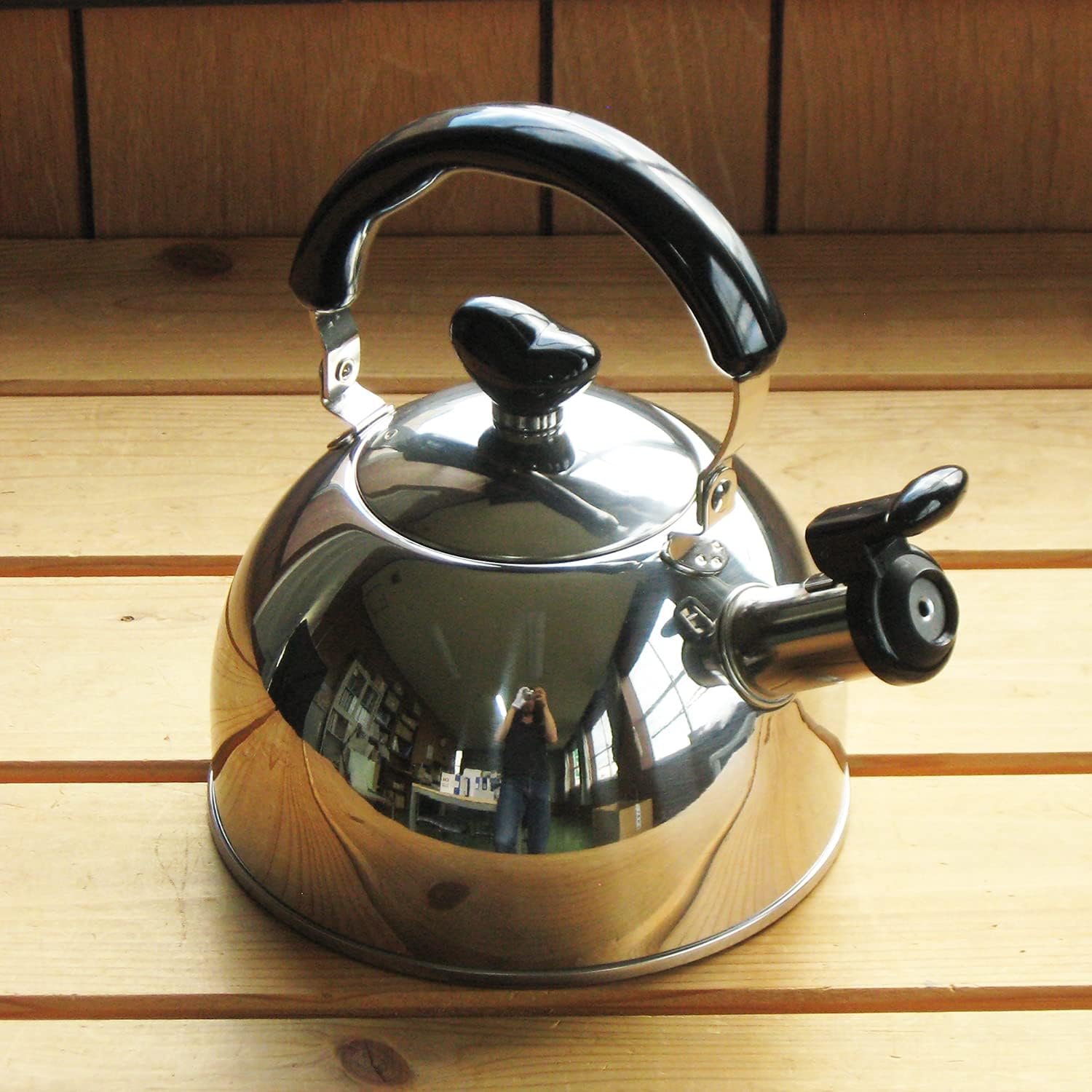 Nagao Tsubamesanjo Kettle, Full Water, 0.6 gal (1.8 L), Induction Compatible, Stainless Steel, Made in Japan