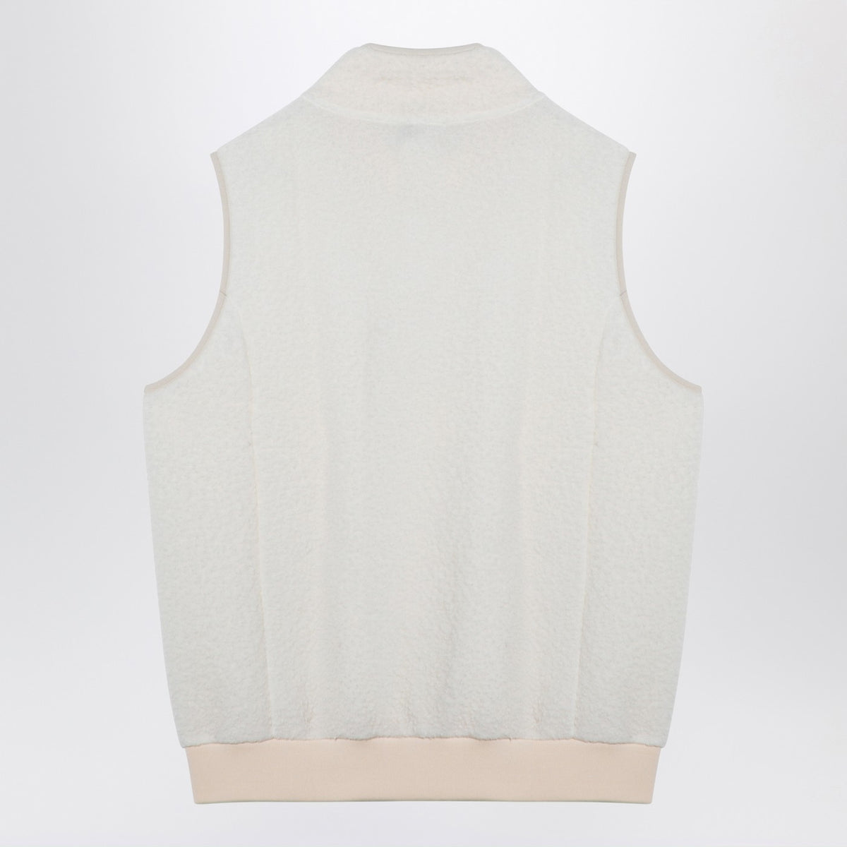 A A.P.C.白いフリースはチョッキをジップしました - Image 3