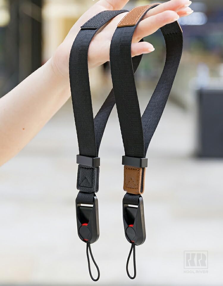 [CYBERGARAGE] For Nikon ZR Z5II Z30 zfc coolpix p1100 Strap Z50 zf Z5 Z7II Z8 Hand Strap Drop Protection One Hand Wrap Wrist SLR Wrist Strap Easy Detachable Nikon SLR Camera (Black)