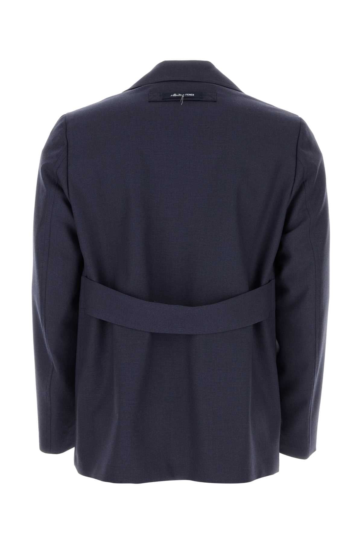Fendi フェンディブルーウールブレザー - Image 3