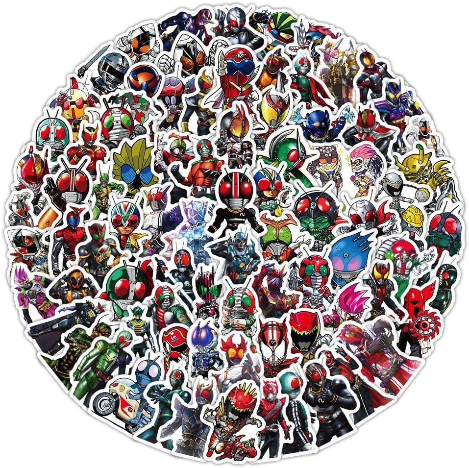 100枚入り 仮面ライダーガヴ シール ステッカー キッズ ご褒美（パターンが重複しない）アニメキャラクター 大人 子供 暇つぶし DIY 手作り デコレーション 手帳 日記 手紙 子供 防水 おしゃれ [並行輸入品]