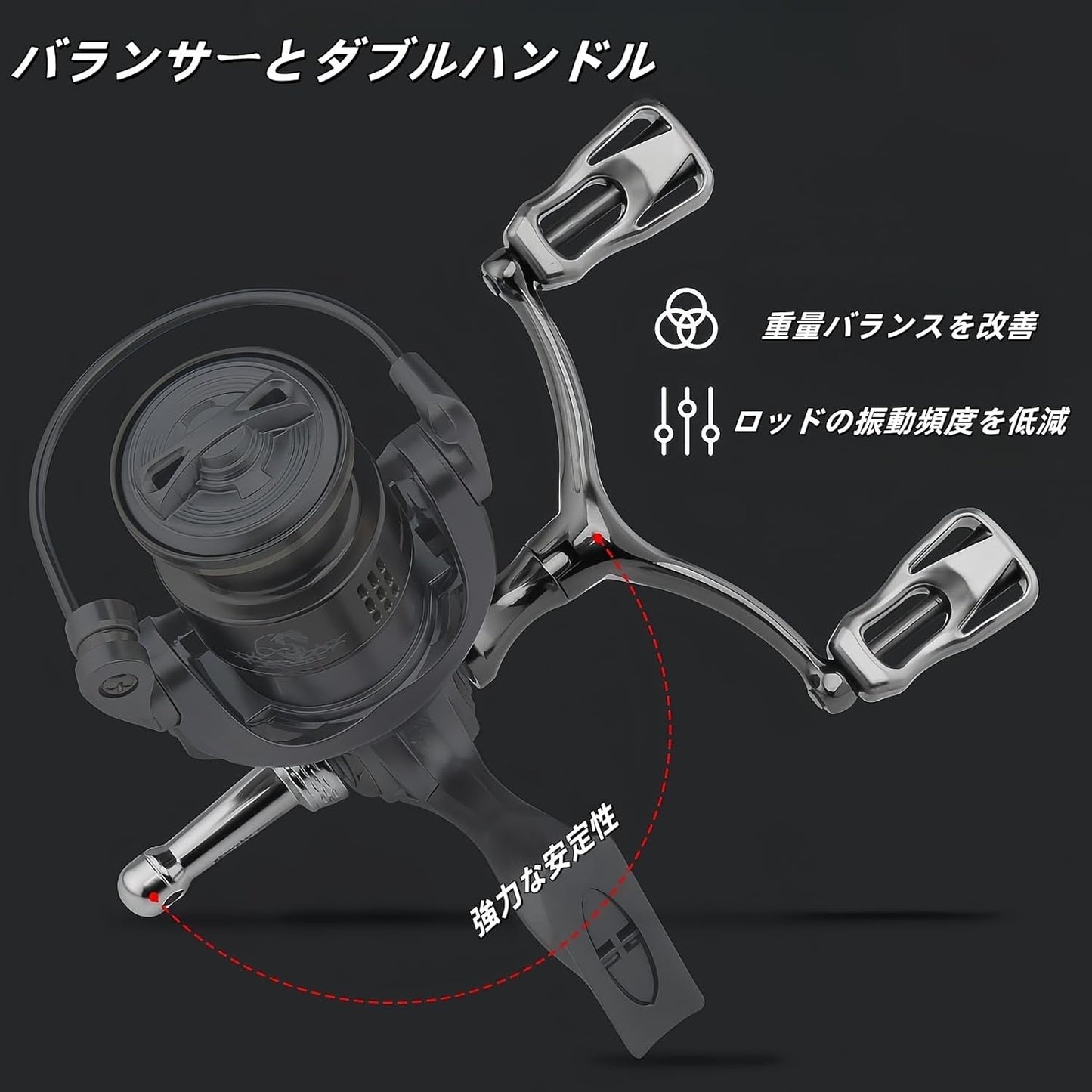 Spinning Reel #2500 #3000 Super Light Smooth 5.2:1 Gear Ratio Fishing Reel Max Drag for Freshwater and Saltwater