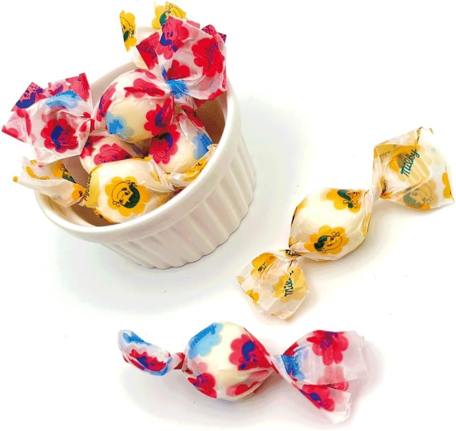 Fujiya Milky White Milky 500g Large Capacity Pack Fragrance-Free, No Coloring, Milk Candy Individually Wrapped Commercial Use Bulk Buy Home Use Regular Stock DBOX