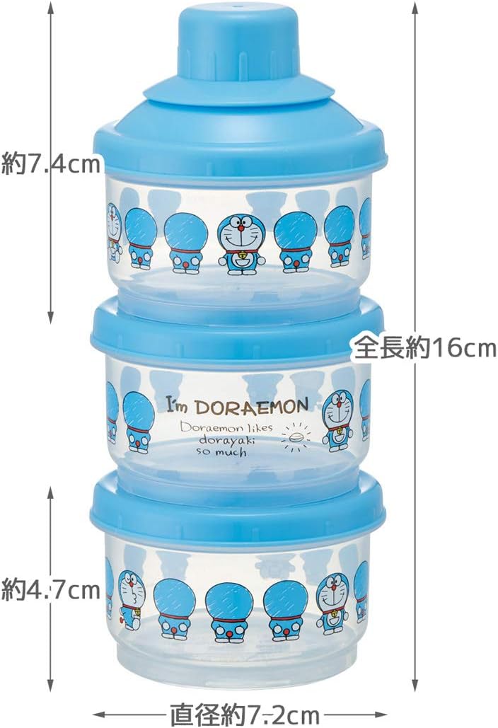 Skater (Skater) Portion Control Milk Storage Container Milk Case 100ml 3-piece Set I'm Doraemon Sanrio CJN1M