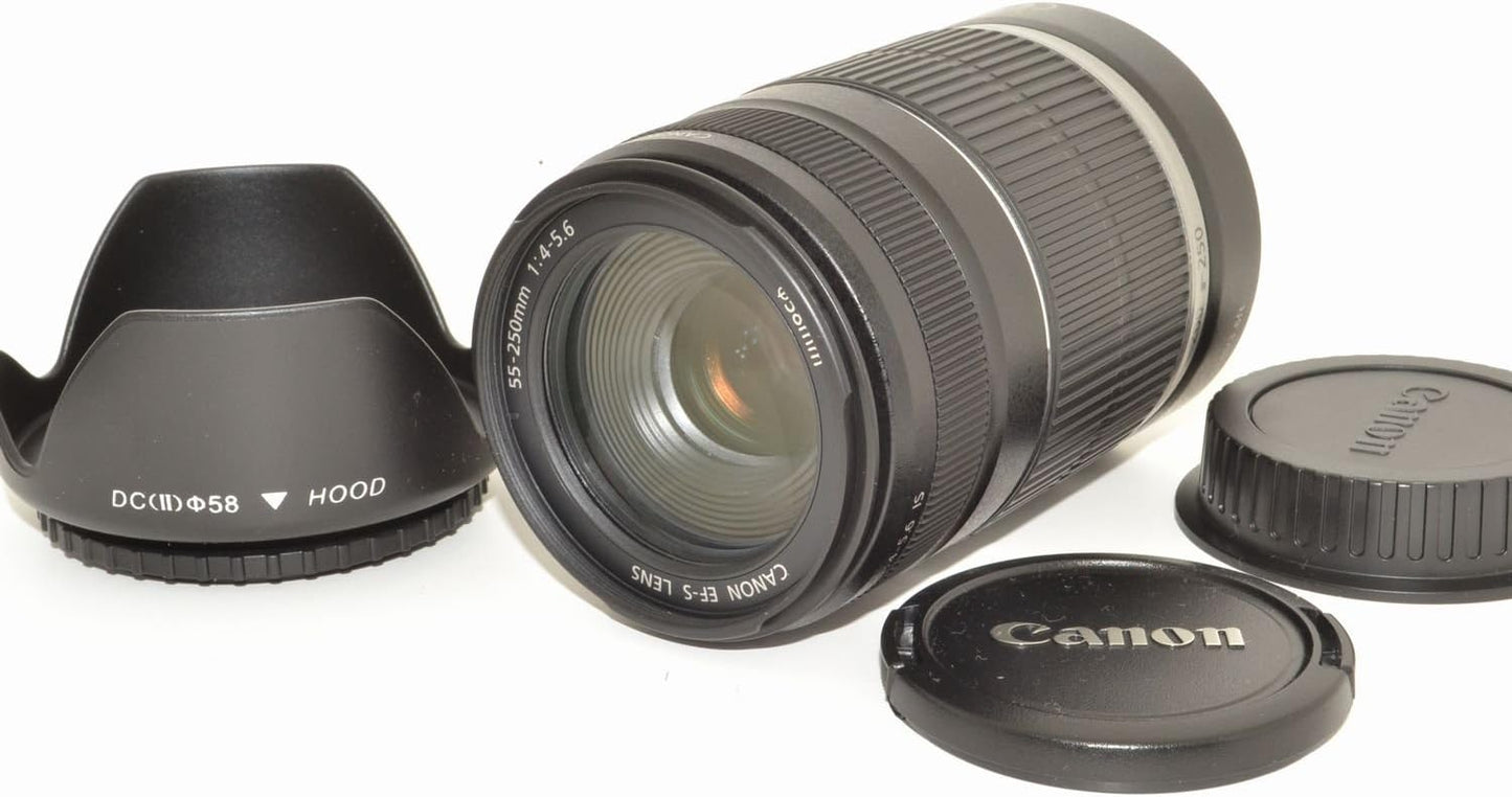 Canon 望遠レンズ EF-S55-250mm F4-5.6 IS APS-C対応