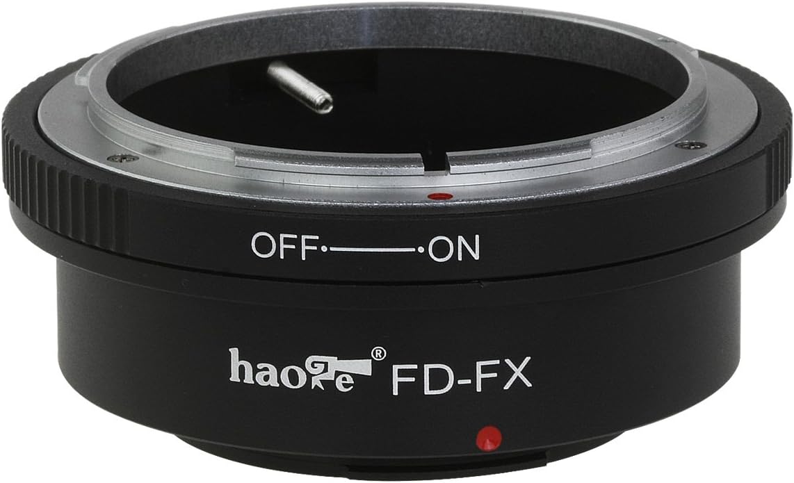 Haoge Lens Mount Adapter for Canon FD Lens to Fujifilm x-a1, x-a2, x-a3, x-a10, x-e1, x-e2, x-e2s, x-m1, x-pro1, x-pro2, x-t1, x-t2, x-t10, x-t20
