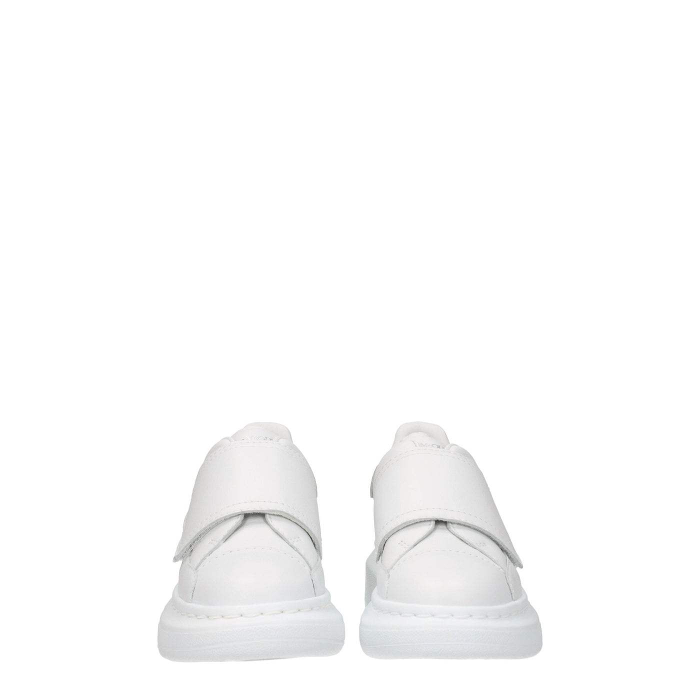 Alexander McQueen アレクサンダーマックイーンギフトアイデアスニーカーキッズレザーレザーホワイト/マルチカラー - Image 3