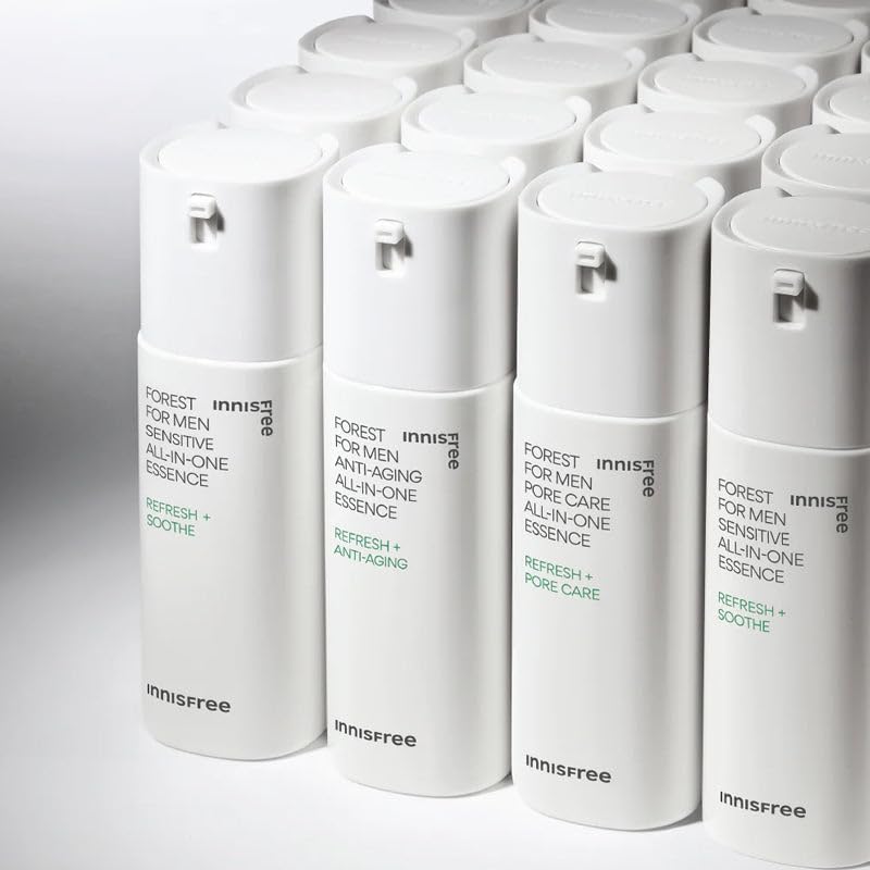 innisfree Forest For Men SS All-in-One Essence 100ml - Genuine Refreshing Aging Care Men Moisturizing Moisture Oily Skin Dry Mixed Skin Dry Korean Cosmetics