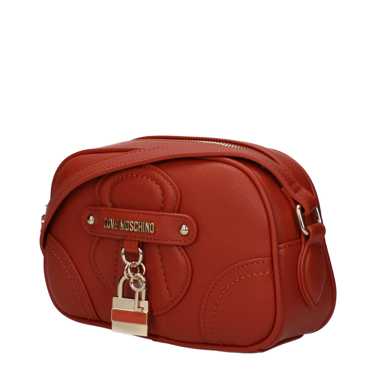 Moschino モスキーノのショルダーバッグが大好きな女性ポリウレタンオレンジ/ルージン - Image 3