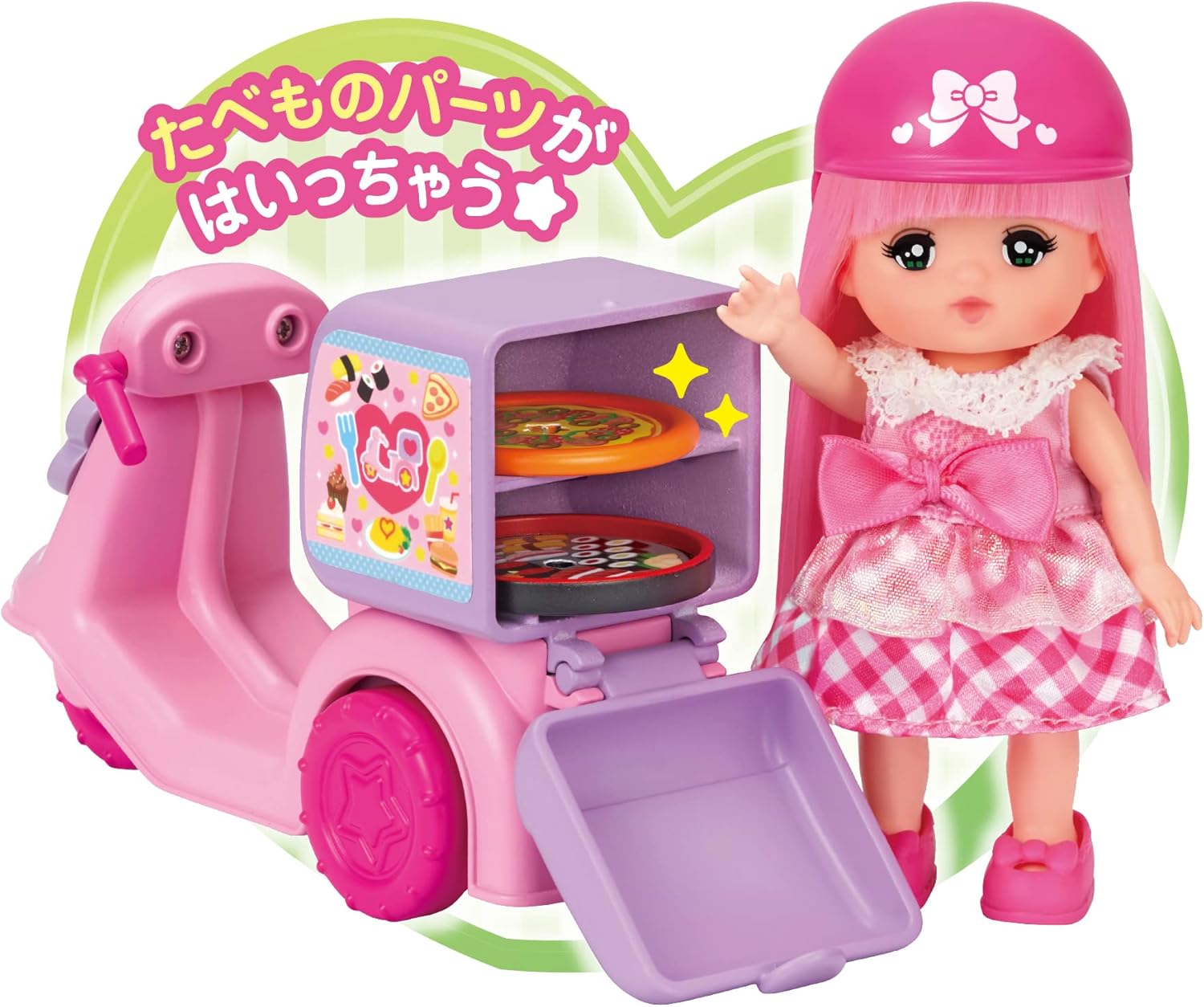 PILOT Pocket Mell-chan Parts Delivery! Delivery Bike for Ages 3 and Up