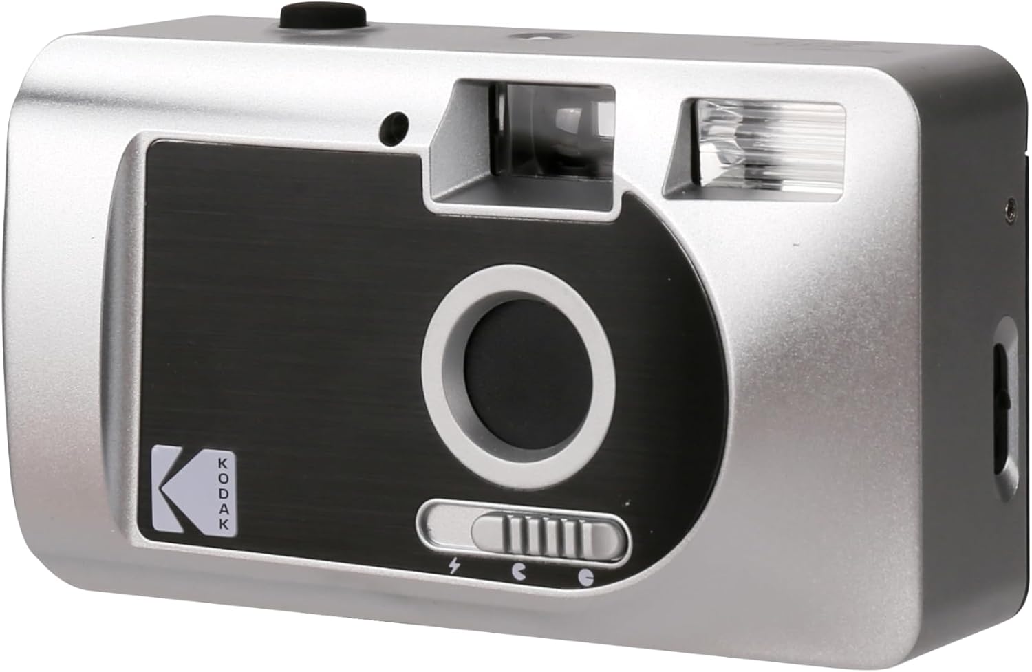Kodak 490349 S-88 Motorized Film Camera, 1.4 inch (35 mm) Motorized Automatic Winding Function, Silver & Black