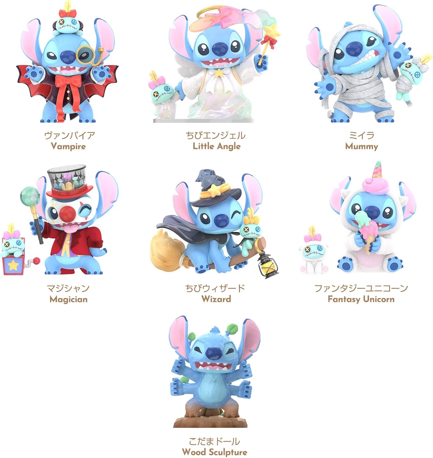 TOP TOY Disney Stitch Fanny Diary 2.0 Series [1 Piece] Plush Toy Blind Box Figure Soft Vinyl PVC Premium Toy Birthday Present for Disney Character Collectors