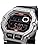 Casio Sports Gear Digital Men's Wristwatch, 60 Lap Memory Function, WS-1400H Series, Overseas Model, Silver x Black WS-1400H-1BV