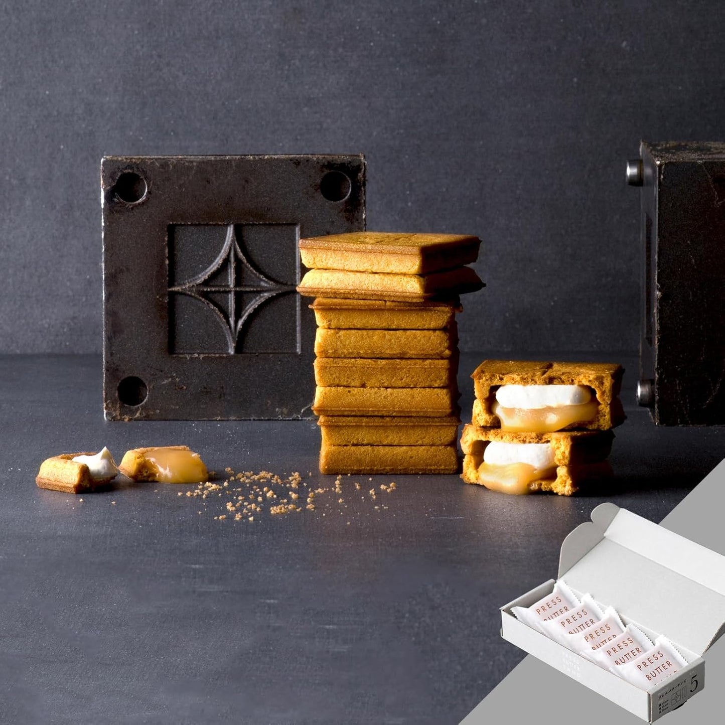 (Official) PRESS BUTTER SAND Press Butter Sand (Original 5-piece set) Tokyo souvenir popular sweets Western confectionery cookies gift present mail order assortment birthday butter sand
