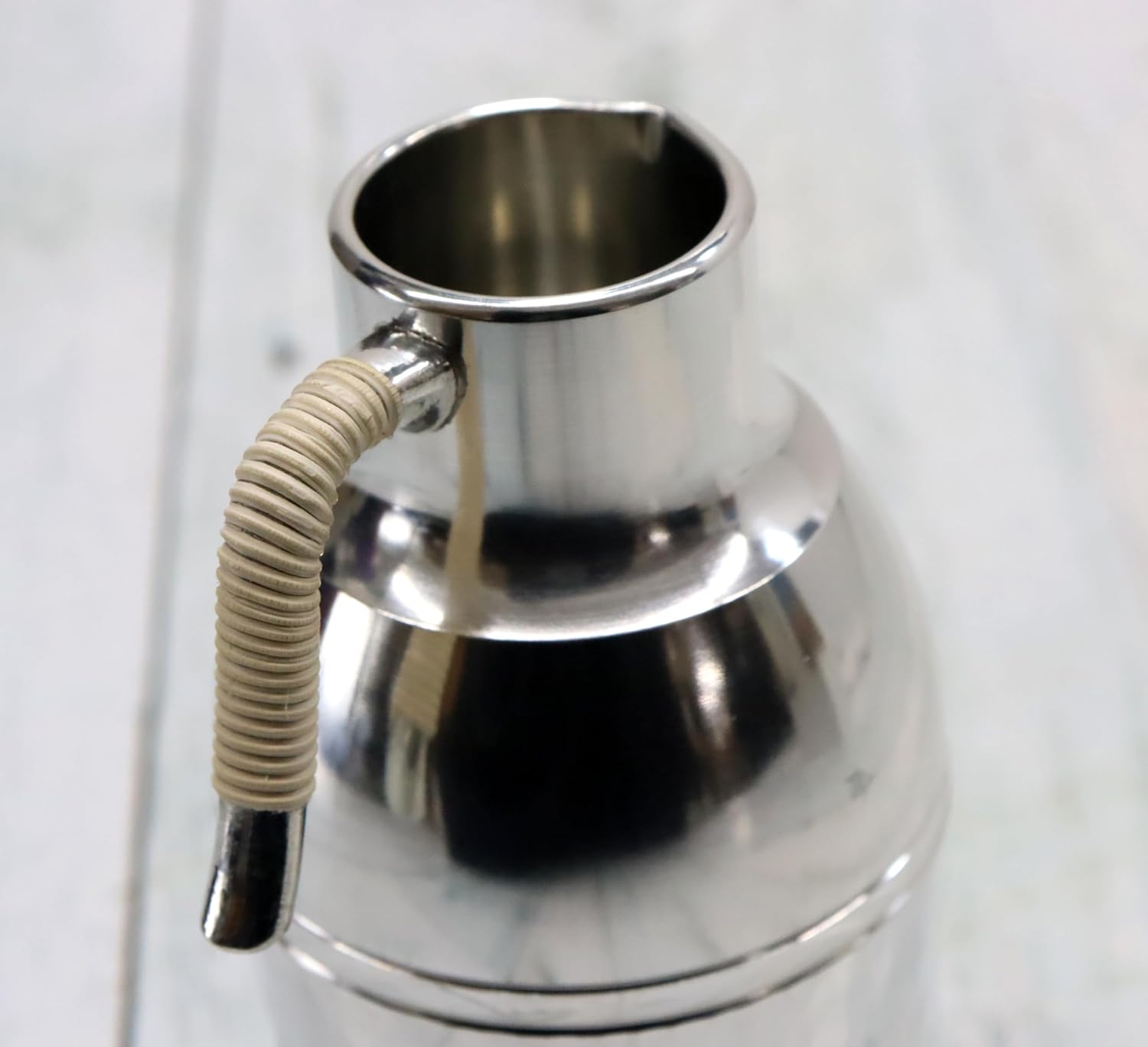 大阪錫器 千呂利 ツチメダイヤ 錫製 酒器 日本製 桐箱入り 170ml 伝統工芸品 熱燗 徳利 籐巻き ギフトラッピング仕様