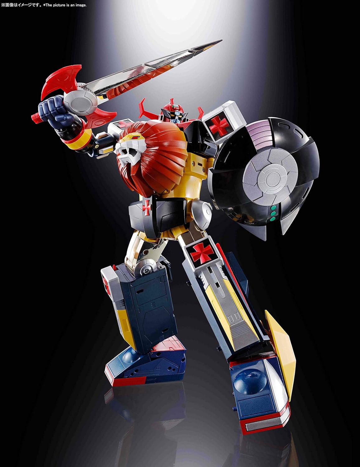 Soul of Chogokin GX-59R Mirai Robo Daltanias, Approx. 10.6 inches (270 mm), Die Cast & ABS & PVC Pre-painted Action Figure
