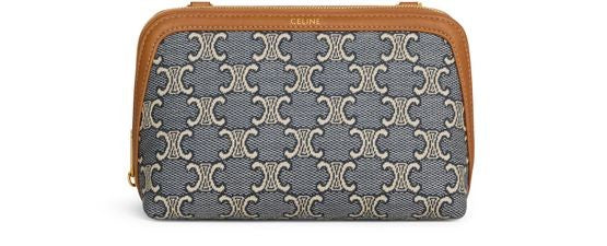 CELINE Clutch on chain in jacquard Triomphe all over - Image 3