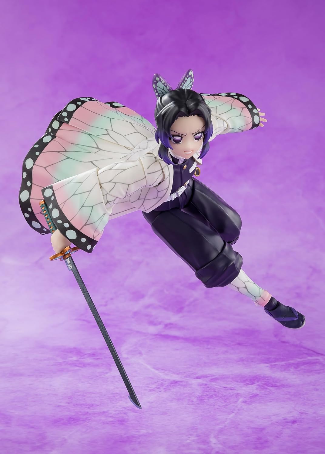 TAMASHII NATIONS S.H. Figuarts Demon Devil Blade Shinobu Kuchou (About 130 mm), PVC & ABS Pre-painted Action Figure