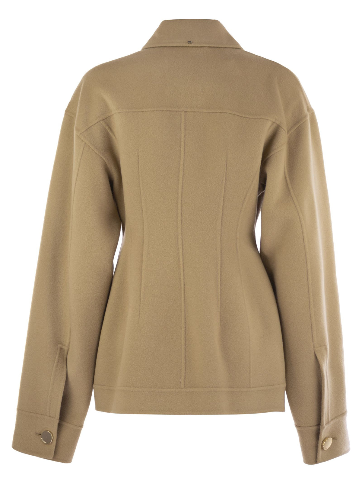 Sportmax SportMax EGEOタイトフィッティングウールカバン - Image 3