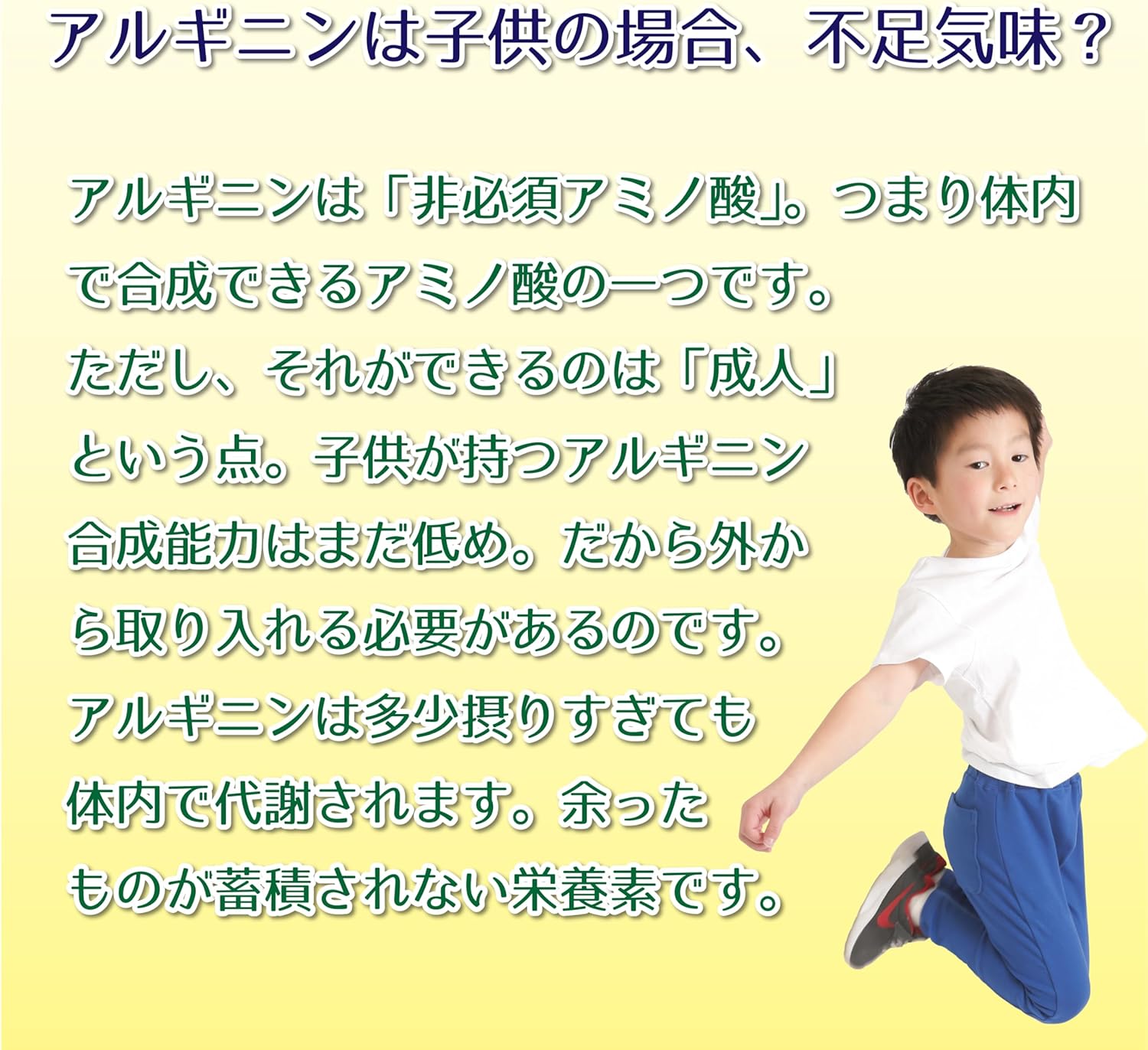 JAY&CO. Children's Arginine 2,500 mg Neutralized with Citric Acid (No Additives: Artificial Sweeteners, Preservatives) Made in Japan (17.6 oz (500 g), Apples)