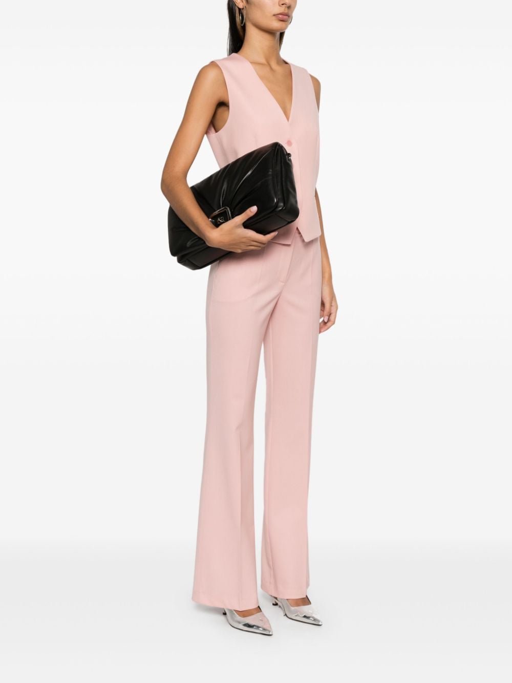 Roger Roger Vivier Viv 'Choc Leather Clutch - Image 3