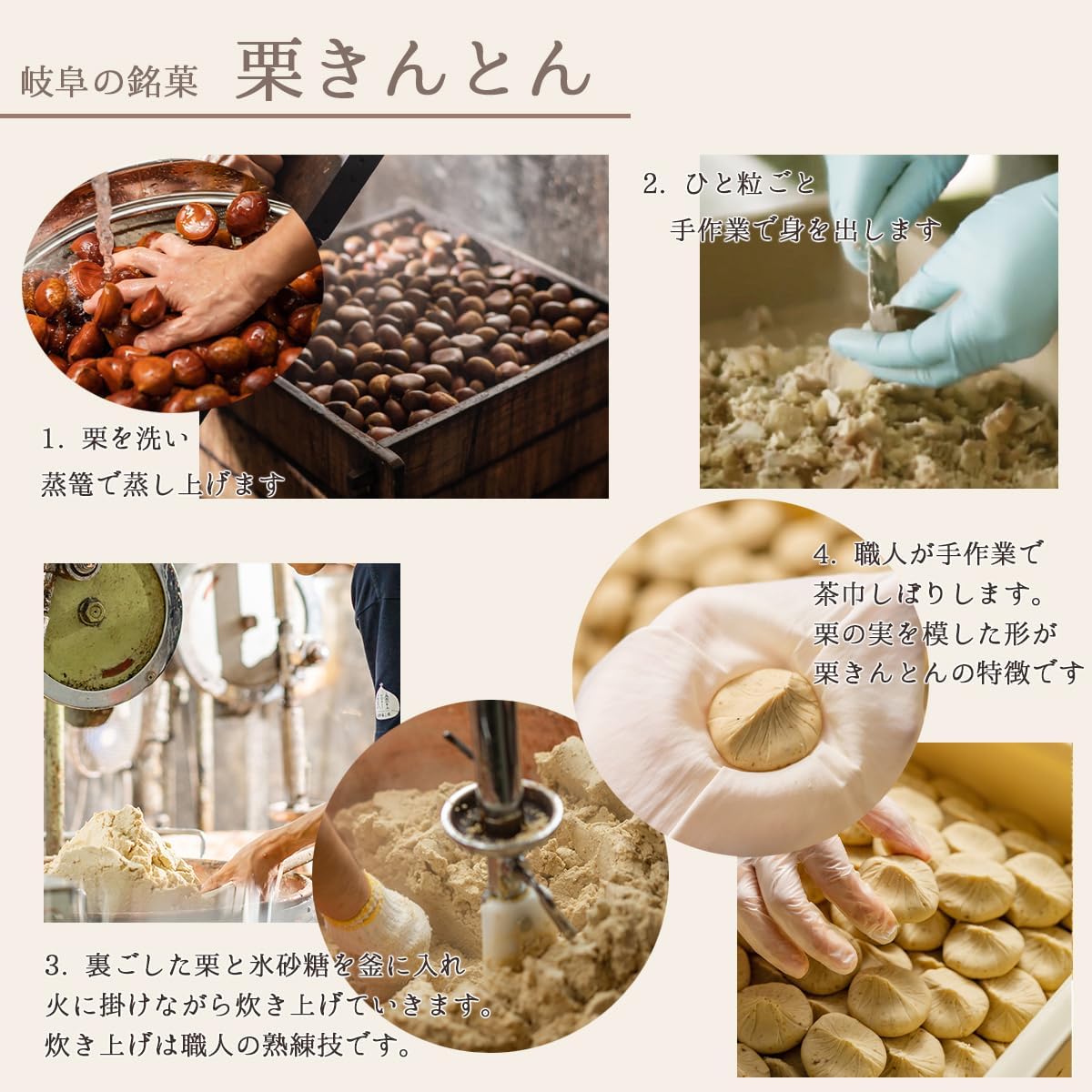 【Sweets Grand Prix Award Winner】Year-end Gift New Year Gift Ryoheidou Chestnut Kinton Water Manjuu Gift (6 pieces) Premium Japanese Confectionery Water Manjuu Souvenir Sweets Japanese Chestnuts