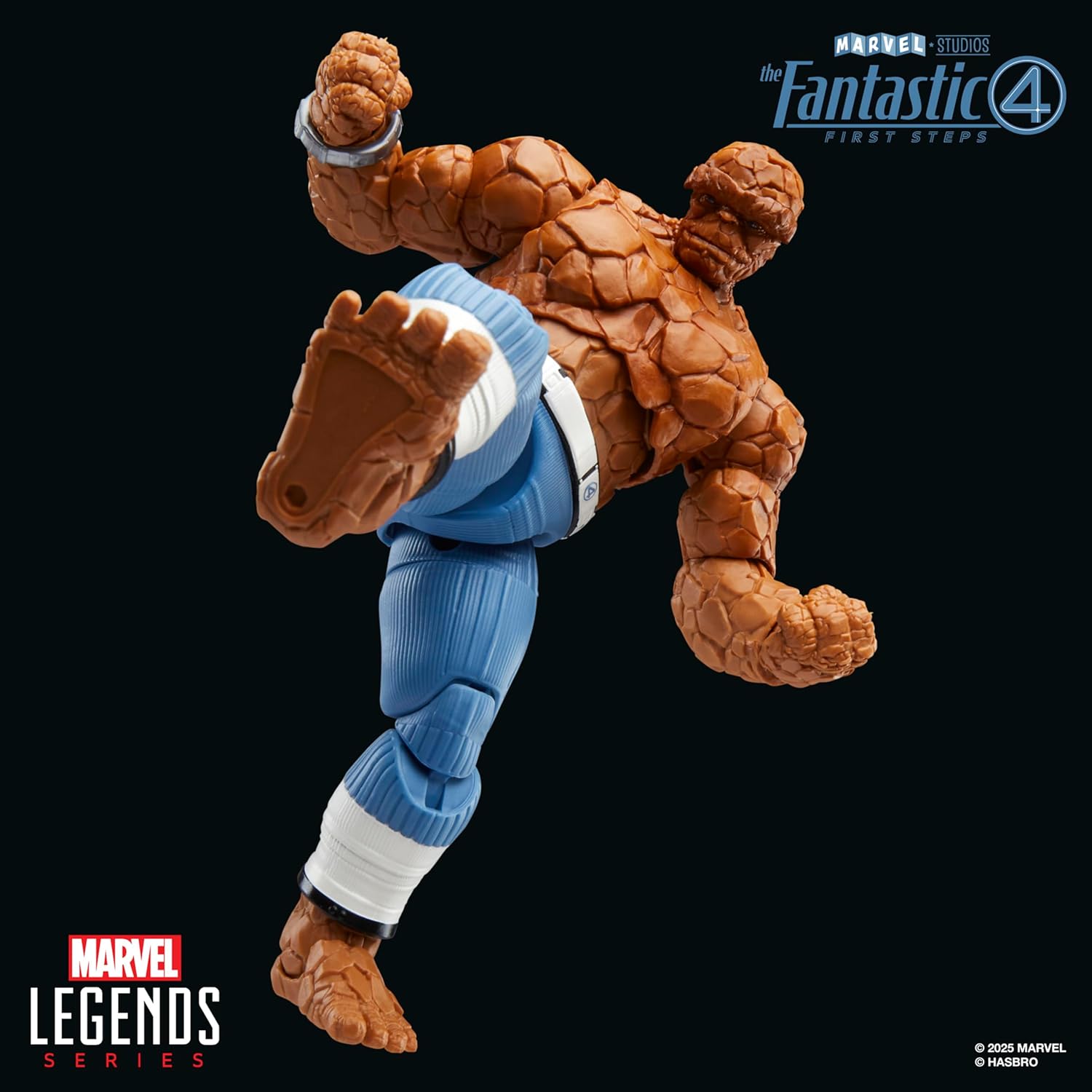 Hasbro Marvel Legends Series Marvel The Thing Fantastic 4: First Steps Ben Grim Movie Collection 6" Action Figure Toy G0802 Authentic
