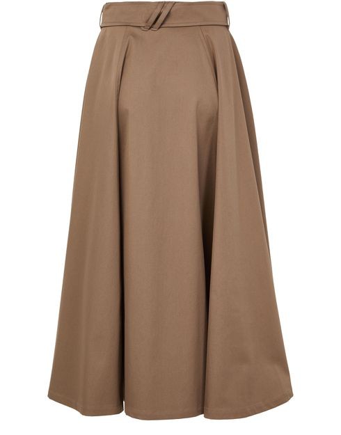 BURBERRY Gabardine Trench Midi Skirt - Image 3