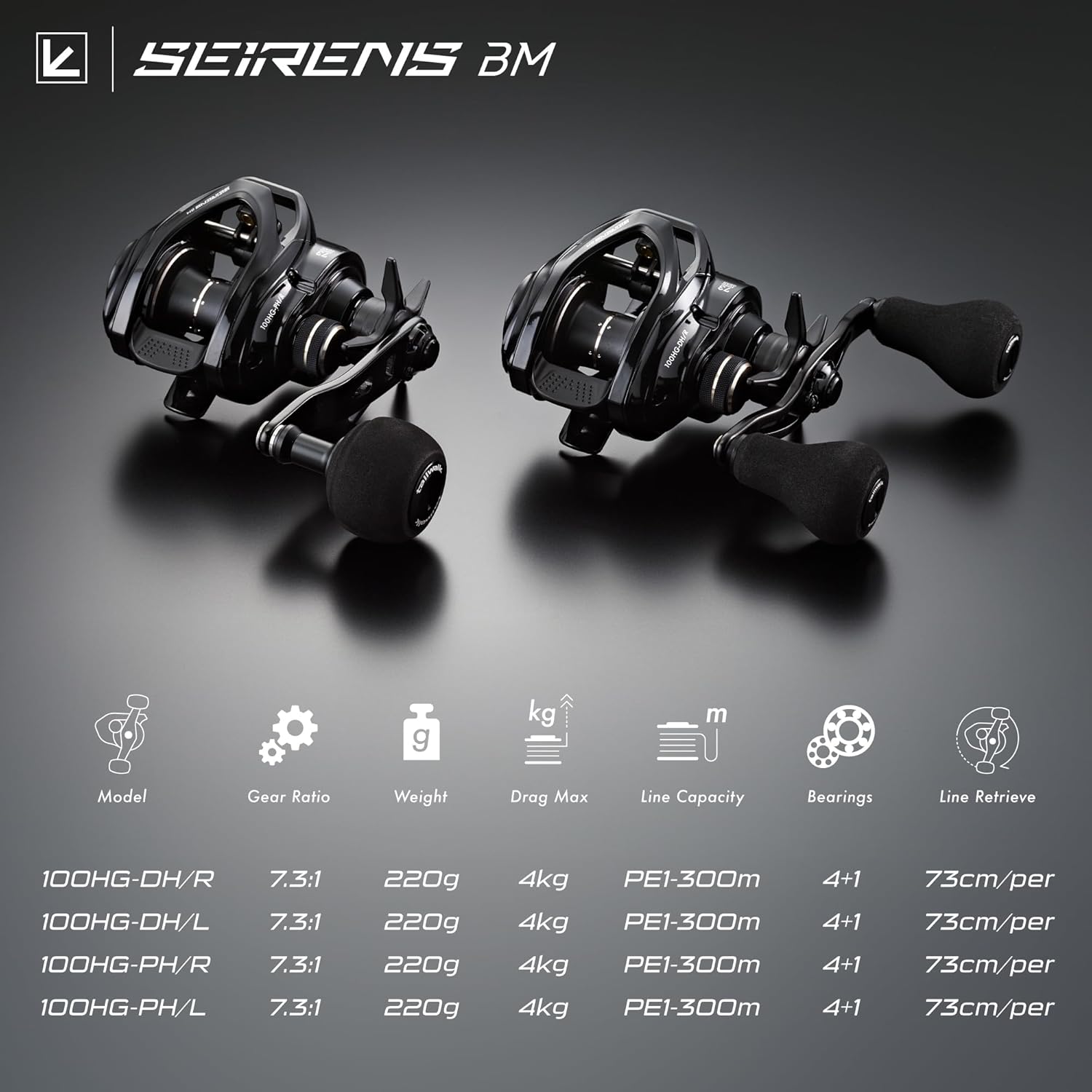 テイルウォーク (Tailwalk) 両軸リール セイレンス BM (SEIRENS Basic Model) オフショア 船 リール 各種