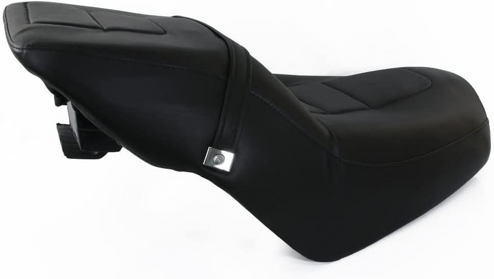 ホンダ用 フュージョン MF02 純正タイプ シート ブラック ベース付 バックレスト付 タンデムベルト 黒 外装 カスタム パーツ 補修 交換