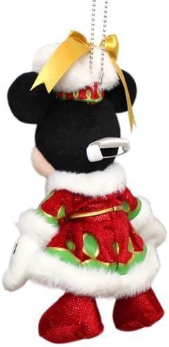 ミニーマウス ぬいぐるみバッジ 2015 ドリームライツ クリスマス限定バージョン【東京ディズニーランド限定】
