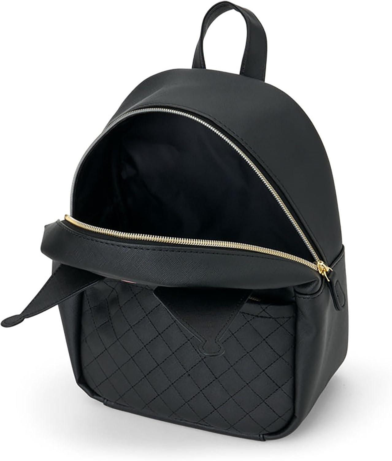 Sanrio Face-shaped Backpack Kuromi PU Leather For Ages 3 and Up 159263