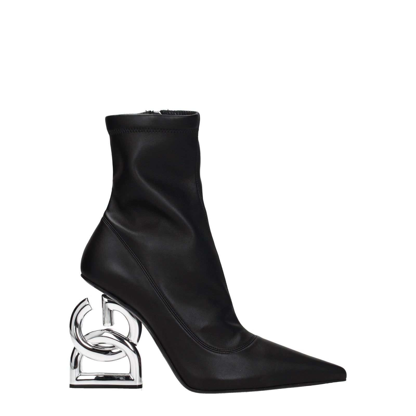 Dolce  Gabbana ドルチェ＆ガッバーナ女性 'S 革のブーツブラック - Image 3