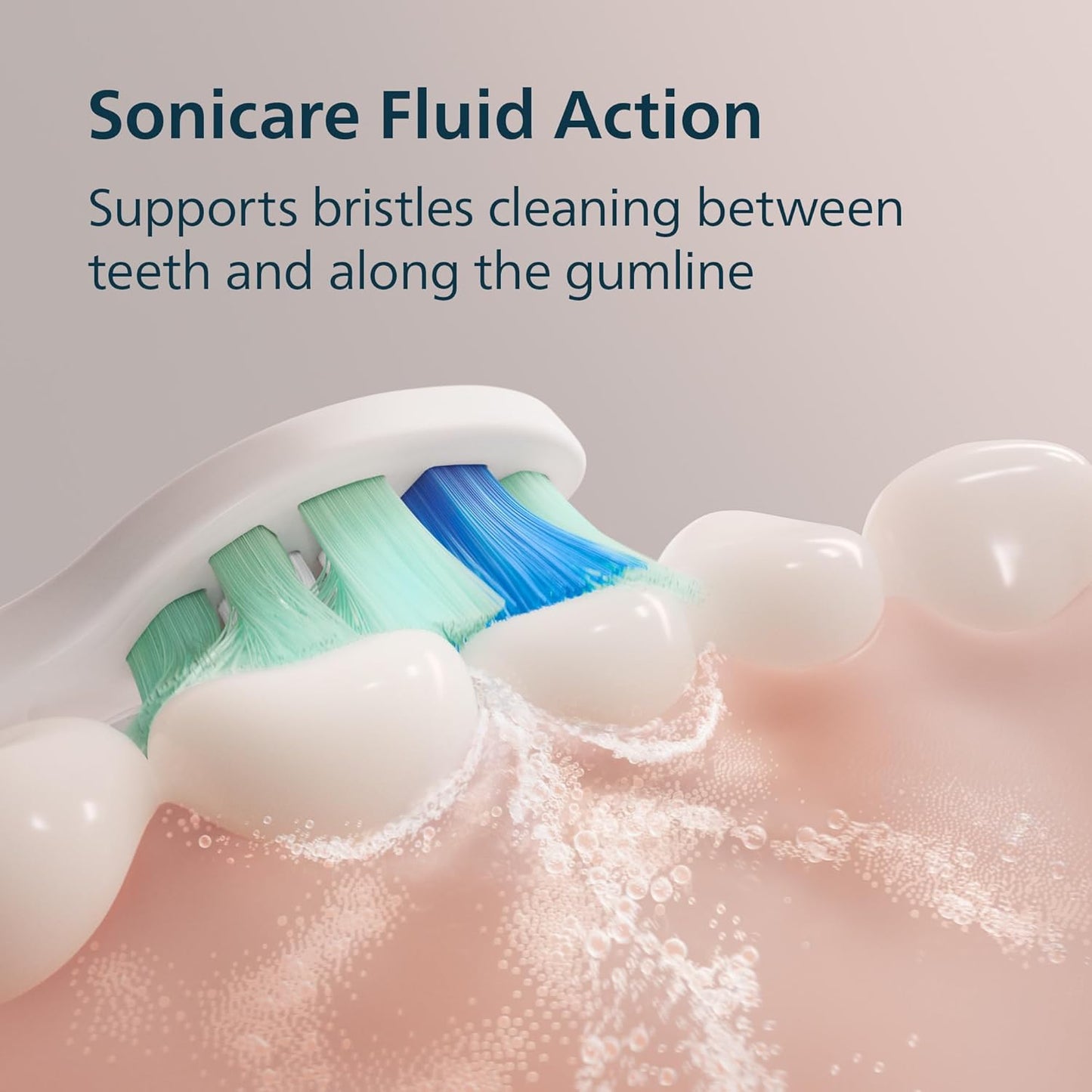 Philips Sonicare 4100 HX3681/24 - Cepillo de dientes eléctrico recargable con sensor de presión, color negro