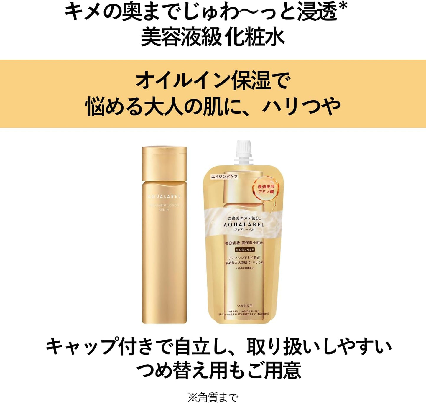 Aqua Label Treatment Lotion (Oil In), Moist Released February 24, 170 mL, Body Lotion, Aging Care