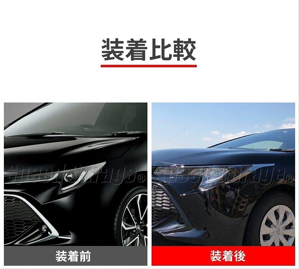 Speed Garage Toyota Corolla Sedan Sport Touring 210 Series Headlight Headlamp Cover Garnish for TOYOTA COLLORA Exterior Dress Up Custom Parts