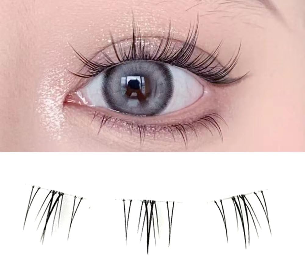 Bottom False Eyelashes, Natural False Eyelashes, For Partial, Bunch, Large Capacity, Natural, Handmade Matsueku, Self False Eyelashes
