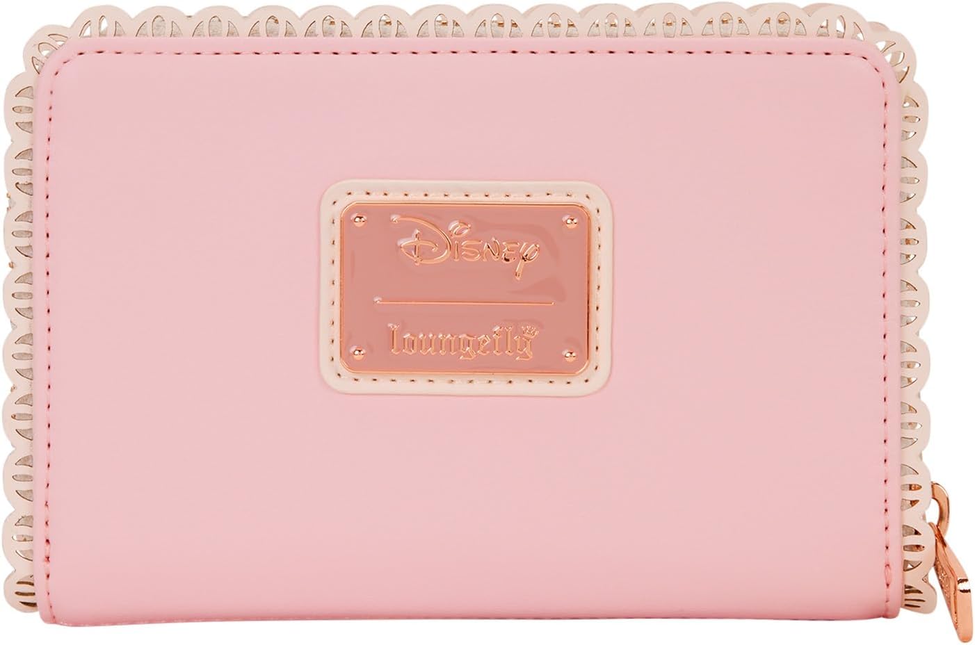 Loungefly Disney Princess - Cartera con cremallera alrededor de vidrieras