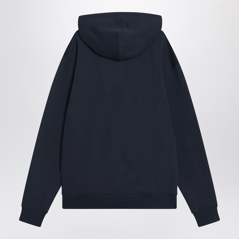 Ami Ami Paris Midnight Blue Ami De Coeur Zip Up Sweatshirt - Image 3