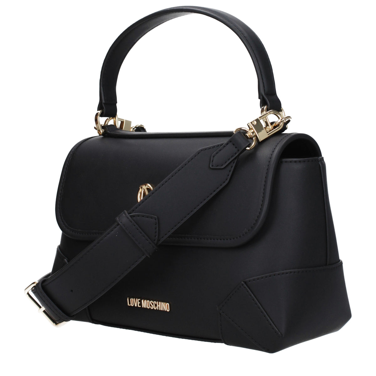Moschino モスキーノのハンドバッグが大好きな女性ポリウレタンブラック - Image 3
