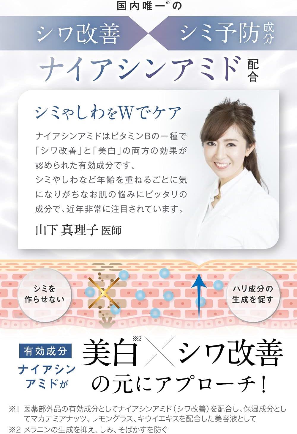 OTHELLO Cream, Whitening, Wrinkles, Improves Roughness, Acne Prevention, Dermatologist's Attention Niacinamide, Moisturizing, Quasi-Drug (1)