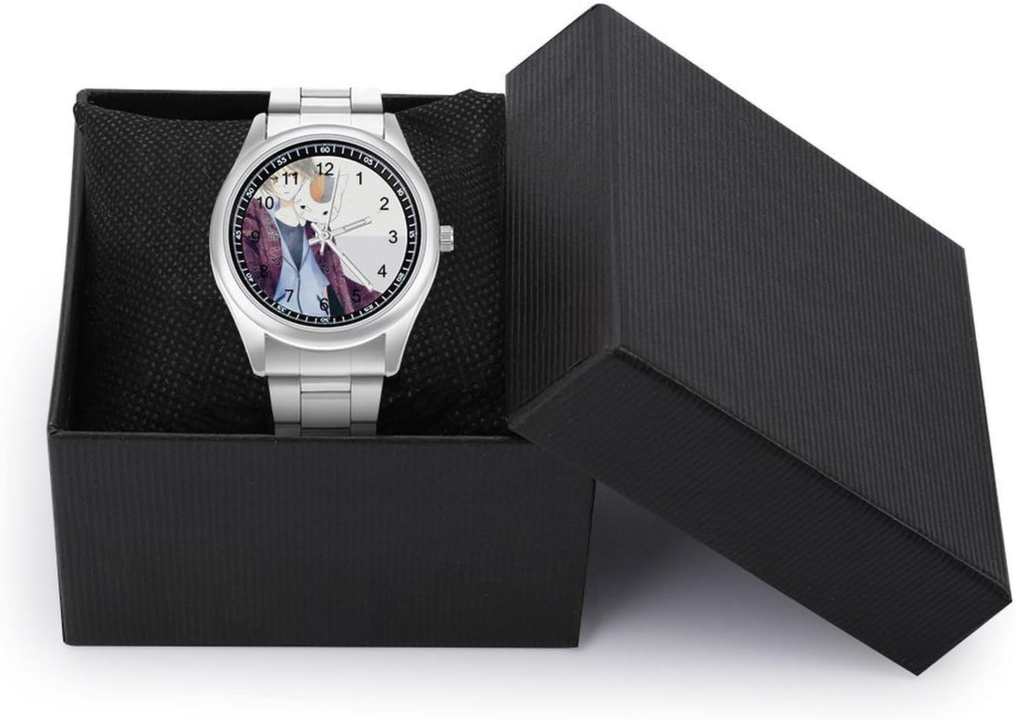Natsume Book of Friends Wristwatch, Anime, Inexpensive, Wristwatch, Stylish, Simple, Fashion, Lightweight, Simple Dial, Easy to Read, School, Work, Gift, Women's Wristwatch, Men's Wristwatch, Anime